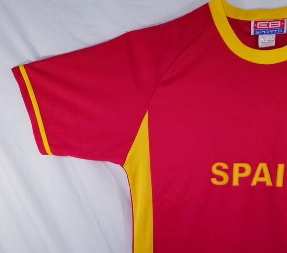 Spain Soccer jersey, EB Sports. Size: Medium. - Picture 2 of 7